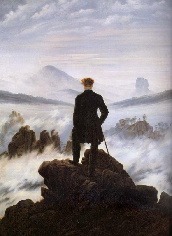 Caspar David Friedrich The walker above the mists China oil painting art